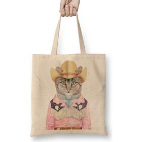 Humuts Süslü Kedi Cats Bez Çanta