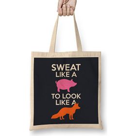 Humuts Sweat Like A Pig Look Like A Fox Bez Çanta