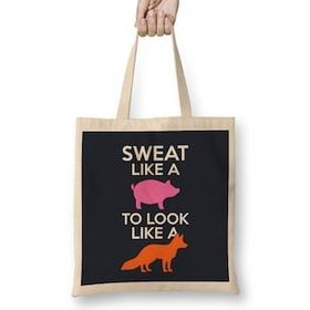 Humuts Sweat Like A Pig Look Like A Fox Bez Çanta