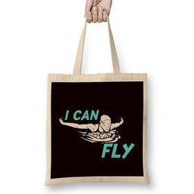 Humuts Swim Fly Swimmer Girl Swimming Indoor Pool Instructor Coach Bez Çanta