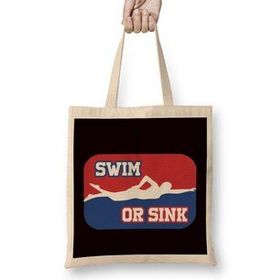 Humuts Swim Or Sink Swimmer Swimming Indoor Pool Water Sports Coach Bez Çanta
