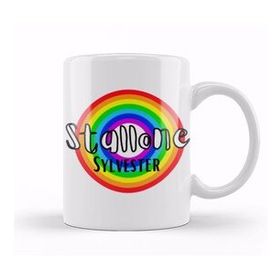 Humuts Sylvester Stallone Retro Rainbow Style Kupa Bardak