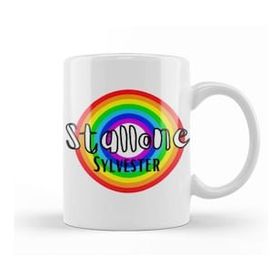 Humuts Sylvester Stallone Retro Rainbow Style Kupa Bardak