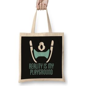 Humuts Symmetra Reality Is My Playground Logo Overwatch Bez Çanta