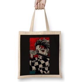 Humuts Tanjirō Kamado Demon Slayer Kimetsu No Yaiba 02 Bez Uzun Saplı Açık Bej Rengi Çanta