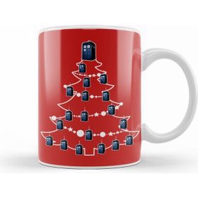 Humuts Tardis Doctor Who Christmas Tree Baubles Kupa