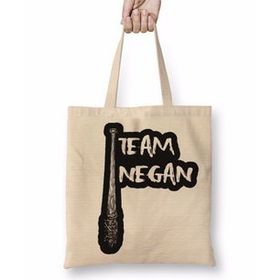 Humuts Team Negan Naklejka Bez Uzun Saplı Açık Bej Rengi Çanta