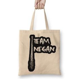 Humuts Team Negan Naklejka Bez Uzun Saplı Açık Bej Rengi Çanta