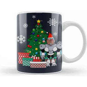 Humuts Teen Titans Cyborg Around The Christmas Tree Kupa