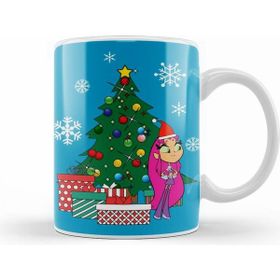 Humuts Teen Titans Starfire Around The Christmas Tree Kupa