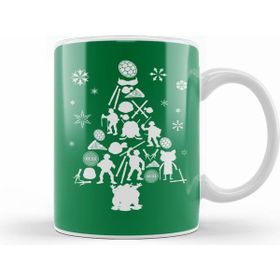 Humuts Teenage Mutant Ninja Turtles Christmas Tree Silhouette Kupa