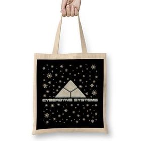 Humuts Terminator Cyberdyne Systems Christmas Snow Logo Bez Kadın Günlük Çanta