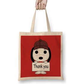 Humuts Thank You Snoopy Bez Kadın Günlük Çanta
