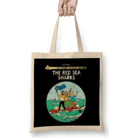 Humuts The Adventures Of Tintin The Red Sea Sharks Vintage Style Cover Bez Kadın Günlük Çanta