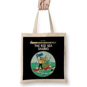 Humuts The Adventures Of Tintin The Red Sea Sharks Vintage Style Cover Bez Kadın Günlük Çanta