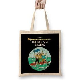 Humuts The Adventures Of Tintin The Red Sea Sharks Vintage Style Cover Bez Kadın Günlük Çanta