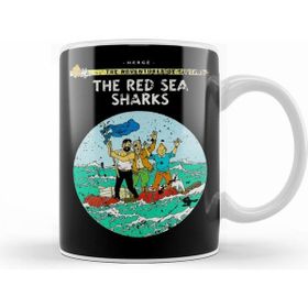 Humuts The Adventures Of Tintin The Red Sea Sharks Vintage Style Cover Kupa