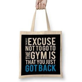 Humuts The Best Excuse Not To Go To The Gym Bez Kadın Günlük Çanta