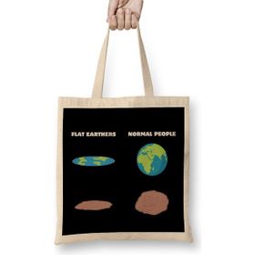 Humuts The Brain Of Flat Earthers Flat Earth Bez Kadın Günlük Çanta