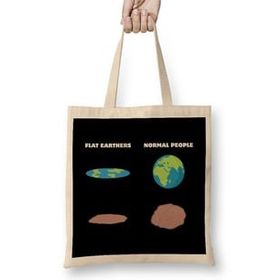 Humuts The Brain Of Flat Earthers Flat Earth Bez Kadın Günlük Çanta