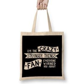 Humuts The Crazy Stranger Things Fan Everyone Warned You About Bez Kadın Günlük Çanta