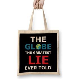 Humuts The Globe The Greatest Lie Ever Told Flat Earth Bez Kadın Günlük Çanta