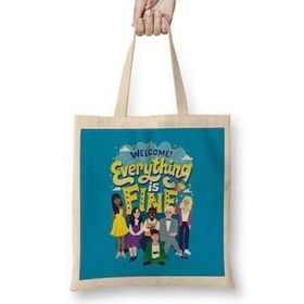 Humuts The Good Place Characters Bez Uzun Saplı Açık Bej Rengi Çanta