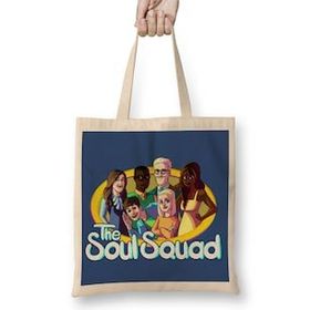 Humuts The Good Place The Soul Squad 01 Bez Uzun Saplı Açık Bej Rengi Çanta