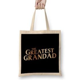 Humuts The Greatest Grandad Bez Uzun Saplı Açık Bej Rengi Çanta