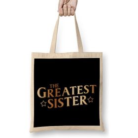 Humuts The Greatest Sister Bez Uzun Saplı Açık Bej Rengi Çanta