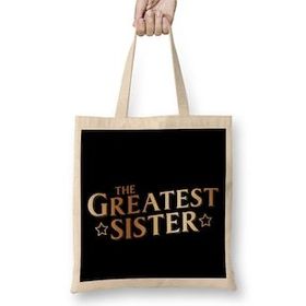 Humuts The Greatest Sister Bez Uzun Saplı Açık Bej Rengi Çanta