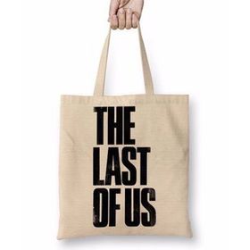 Humuts The Last Of Us Logo Bez Uzun Saplı Açık Bej Rengi Çanta
