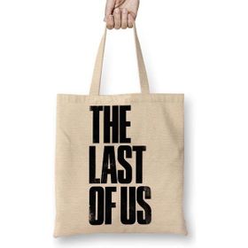 Humuts The Last Of Us Logo Bez Uzun Saplı Açık Bej Rengi Çanta