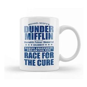 Humuts The Office Dunder Mifflin Celebrity Rabies Awareness Fun Run Race For The Cure Kupa Bardak