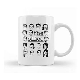Humuts The Office Faces Kupa Bardak
