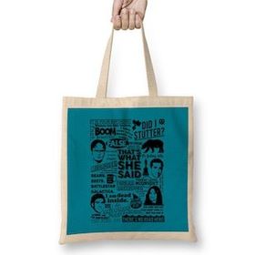 Humuts The Office Logo 01 Bez Uzun Saplı Açık Bej Rengi Çanta