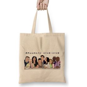 Humuts The One Where They Are Back Brooklyn 99 Bez Uzun Saplı Açık Bej Rengi Çanta