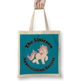 Humuts The Unicorn Appreciation Society Bez Uzun Saplı Açık Bej Rengi Çanta