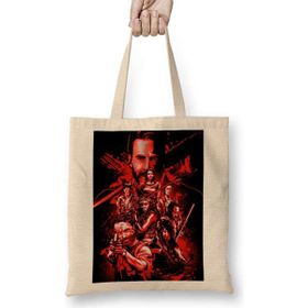 Humuts The Walking Dead Bez Uzun Saplı Açık Bej Rengi Çanta