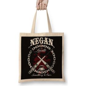 Humuts The Walking Dead Negan Bez Uzun Saplı Açık Bej Rengi Çanta