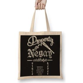 Humuts The Walking Dead Property Of Negan Bez Uzun Saplı Açık Bej Rengi Çanta