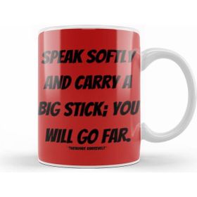 Humuts Theodore Roosevelt Quotes Gifts Vintage Retro Rainbow Style Kupa Bardak