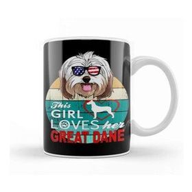 Humuts This Girl Loves Her Great Dog Kupa Bardak