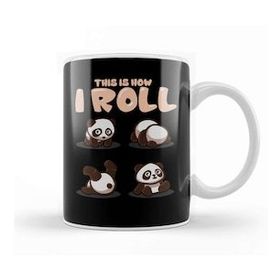 Humuts This Is How I Roll Panda Pun Kawaii Little Bear Kupa Bardak