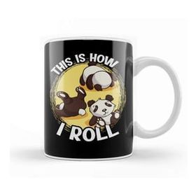 Humuts This Is How I Roll Panda Pun Kawaii Little Bear Kupa Bardak