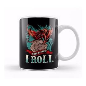Humuts This Is How I Roll Rpg Tabletop Gaming Dice Pun Kupa Bardak