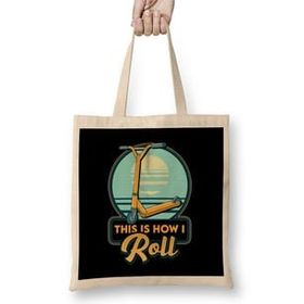 Humuts This Is How I Roll Rpg Tabletop Gaming Dice Pun Uzun Saplı Bez Çanta