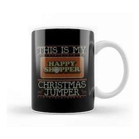 Humuts This Is My Happy Shopper Christmas Jumper Kupa Bardak