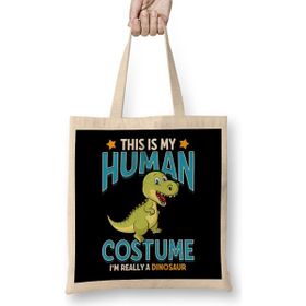 Humuts This Is My Human Costume I M Really A T Rex Bez Uzun Saplı Açık Bej Rengi Çanta