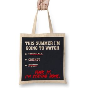 Humuts This Summer I'm Going To Watch Sport Bez Uzun Saplı Açık Bej Rengi Çanta